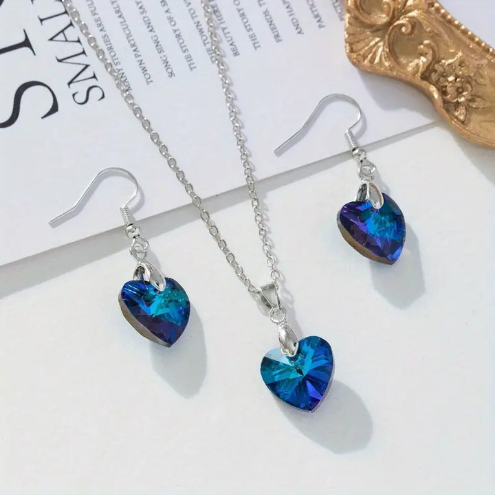 Luxurious Pearl Drop Necklace Set
