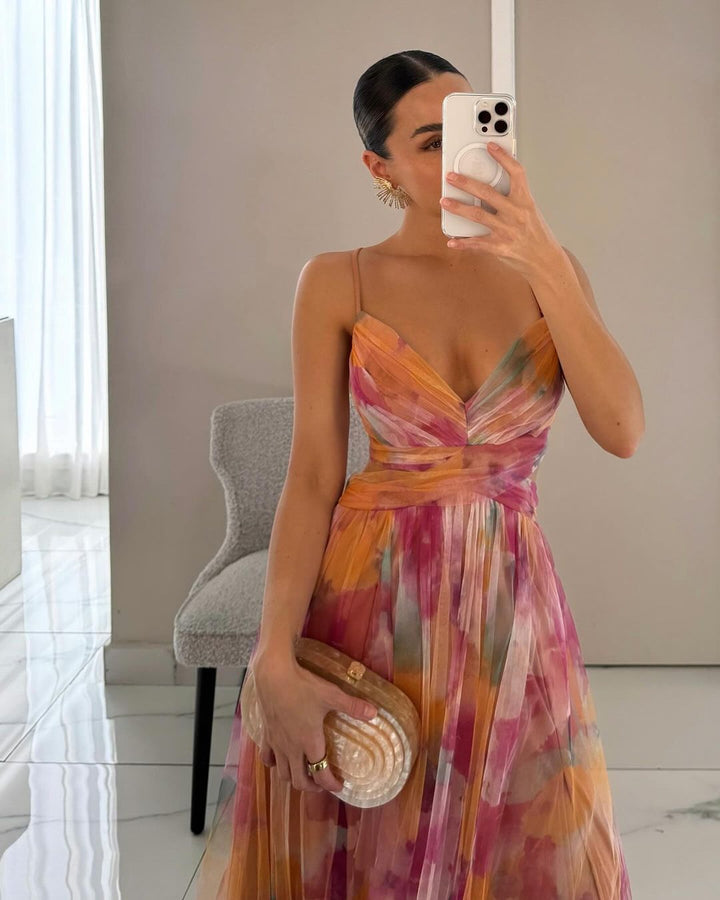 Madeline | Floral Maxi Dress for Effortless Elegance