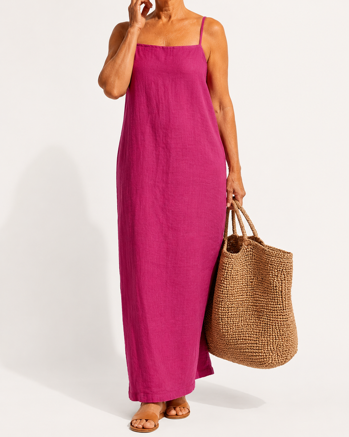 Livia | Breezy Linen Maxi Dress