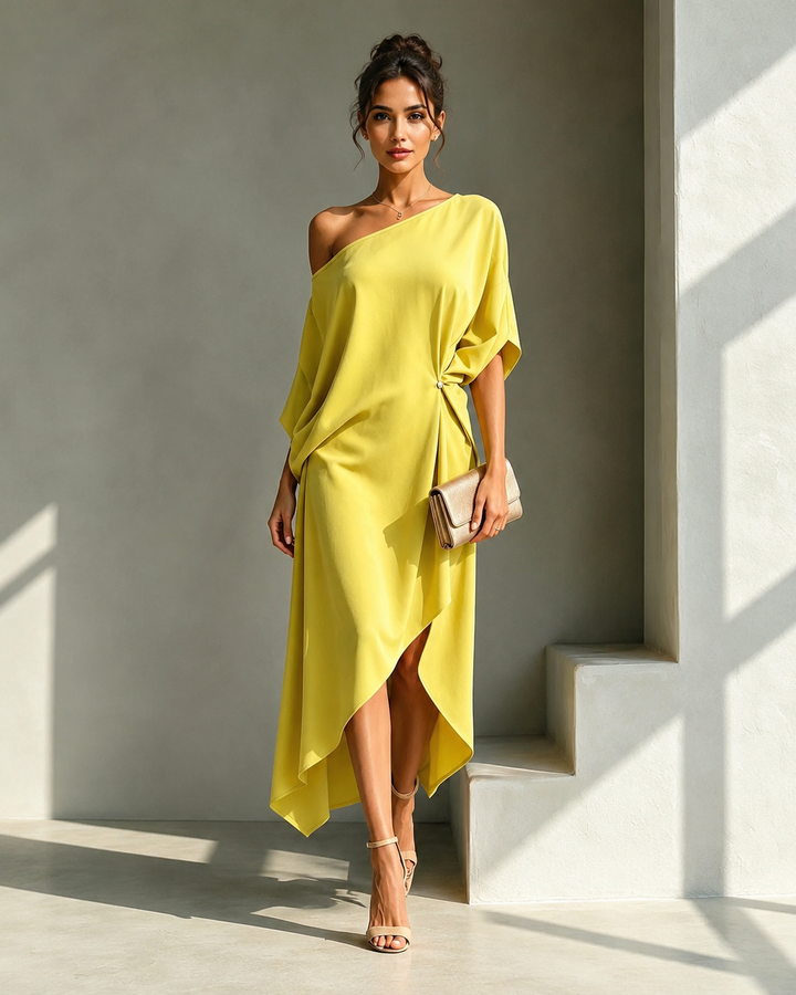 Camila –  Elegant a symmetrical dress
