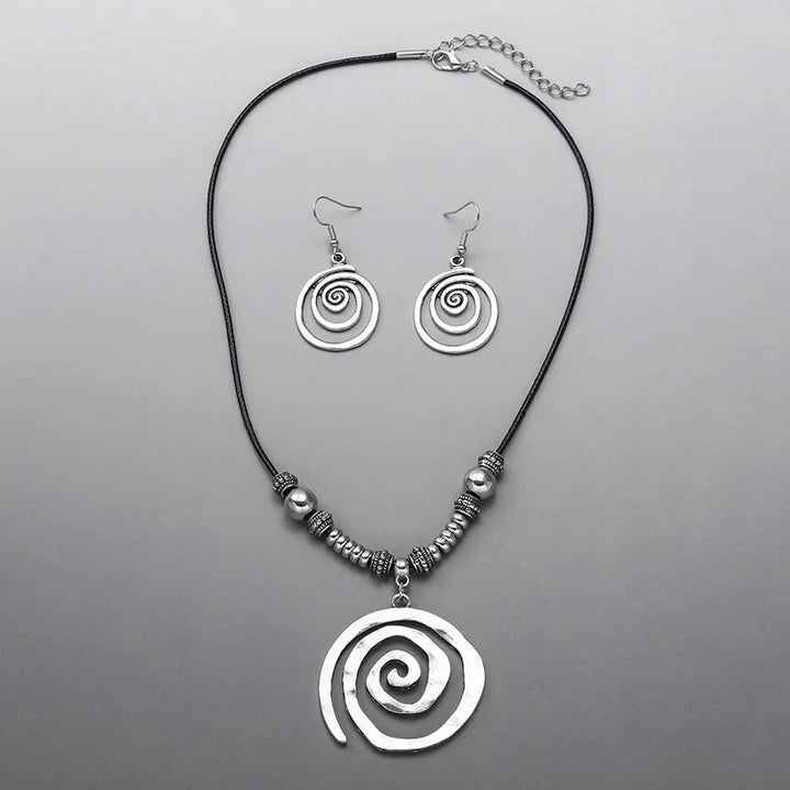 Spiral Vintage Jewelry Set