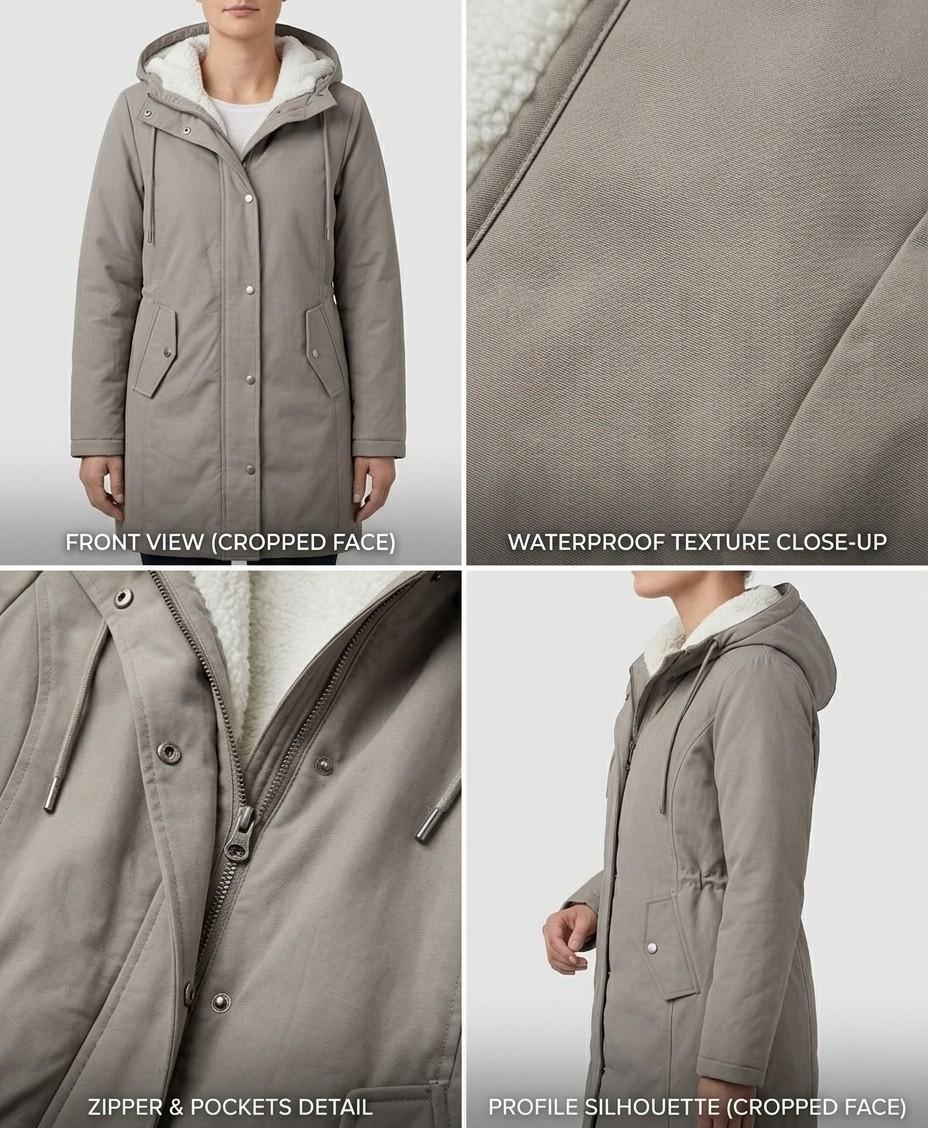Constance™ | Cosy Hooded Weatherproof Coat