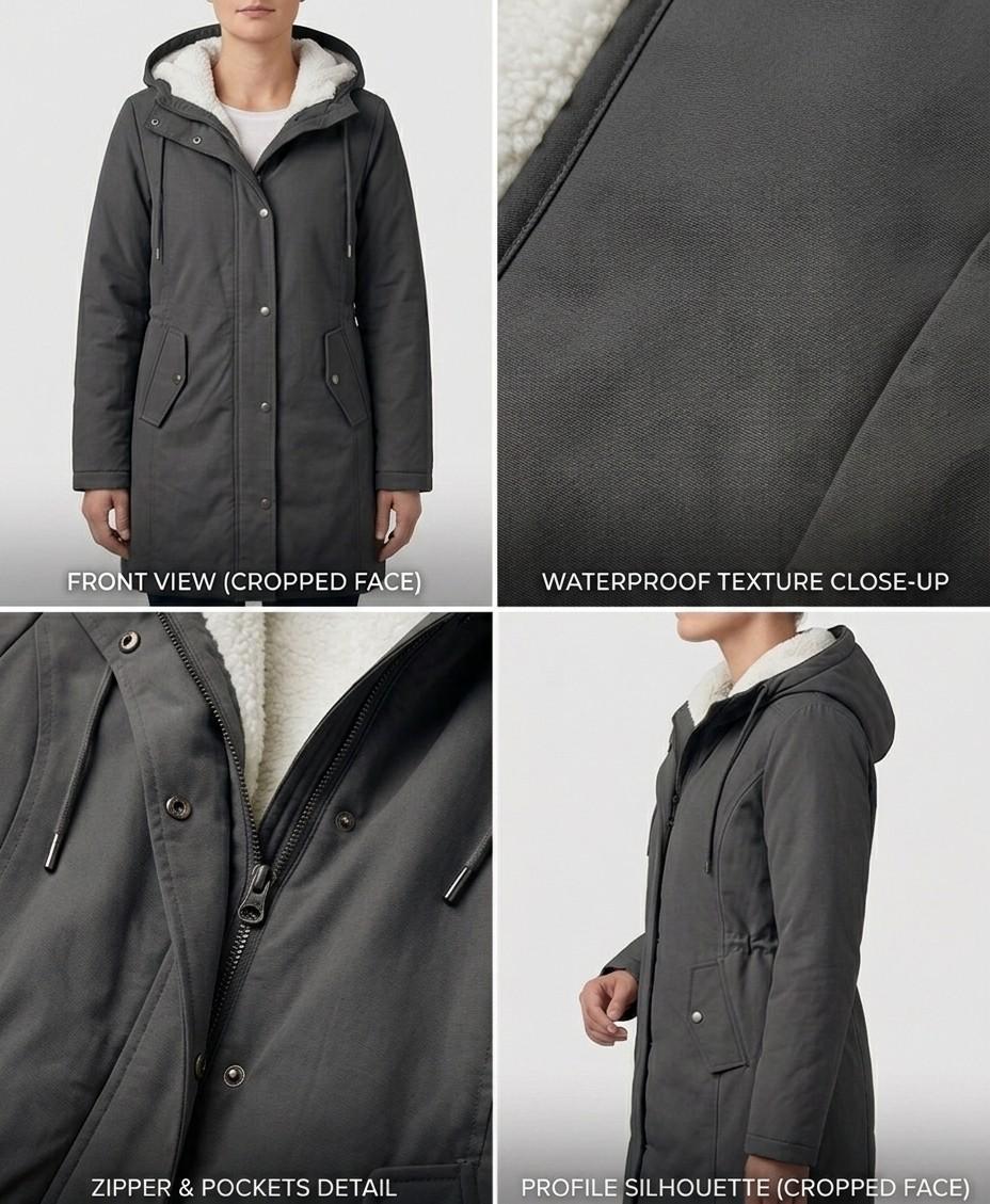 Harriet™ | Cosy Hooded Weatherproof Coat