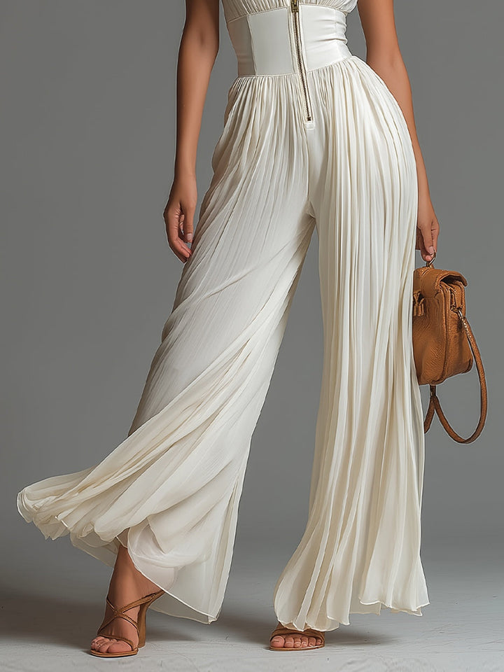 SOPHIA - Essential Jumpsuit White
