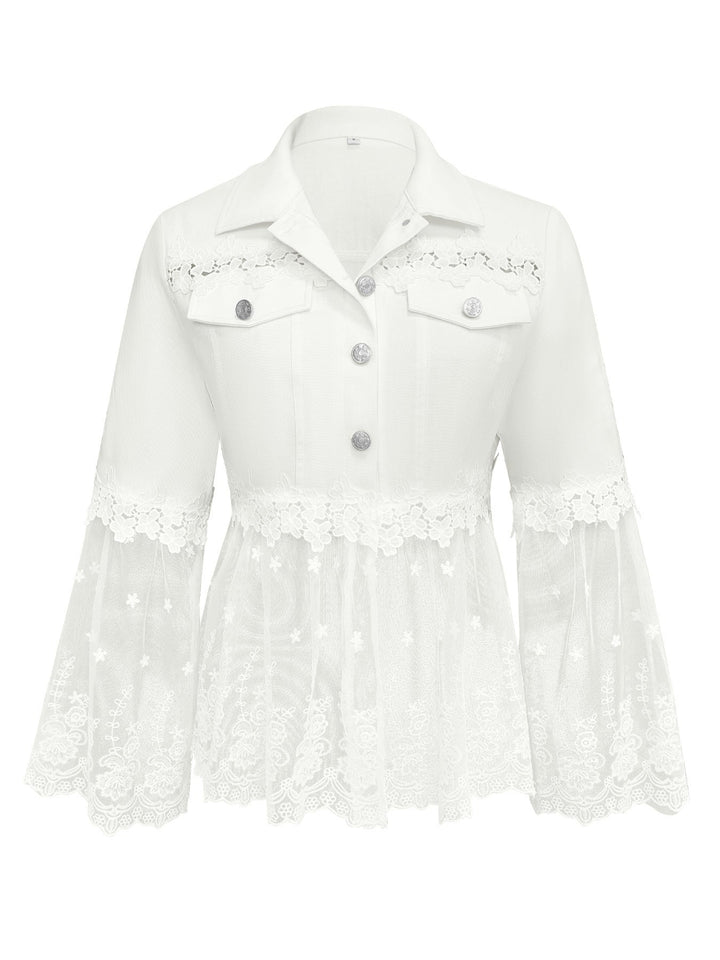 Sunnelace | Lace Panel Jacket